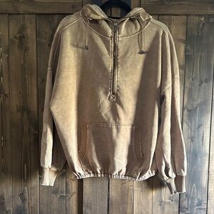 Casual Tan Women's Hoodie